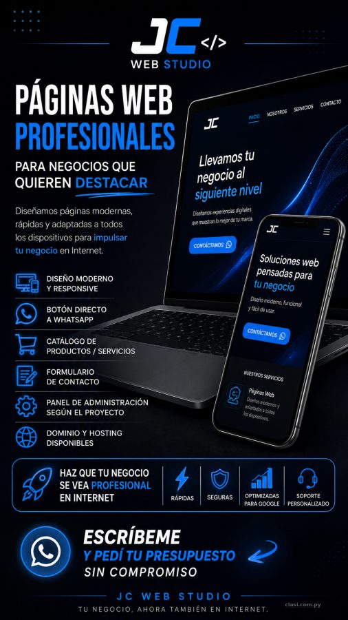 Páginas web profesionales