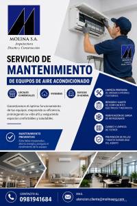 PROYECTOS DE CLIMATIZACIÓN Y MANTENIMIENTO DE SISTEMAS EE AIRE ACONDICIONADO EN GENERAL