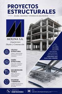 PROYECTOS Y CÁLCULOS ESTRUCTURALES EN GENERAL. DESARROLLO DE OBRAS