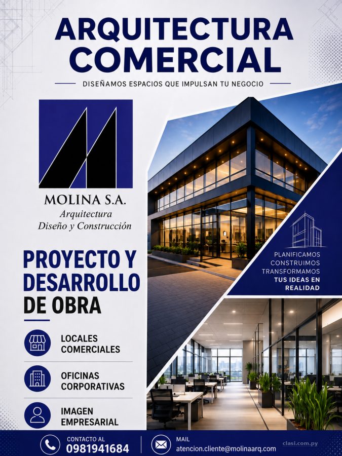 ARQUITECTURA COMERCIAL. Proyectos y desarrollo de obras